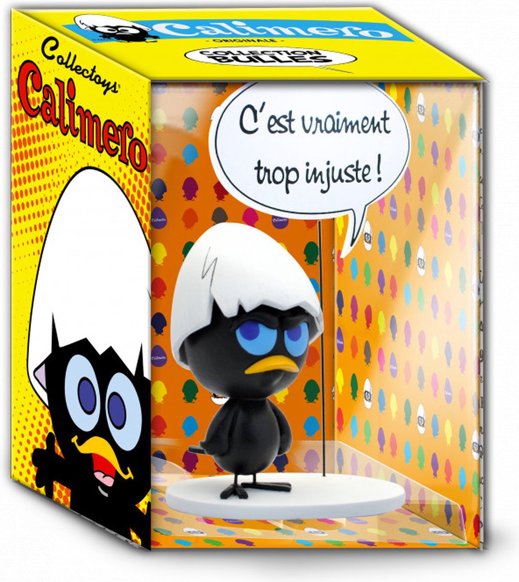 Image Calimero C Est Trop Injuste Figurine de collection Calimero avec bulle de dialogue (résine synthétique,  Collectoys) | bol.com