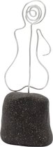 Mini Urn Mens - Urn voor as - zwart - handgemaakt - Lalief