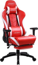 Downix Ergonomische bureaustoel gamestoel rood speciaal voor langdurig zitten type 88S