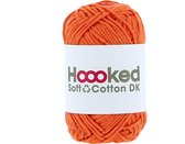 Hoooked Soft Cotton DK – Kleur Amsterdam Orange (oranje) - 100% gerecycled