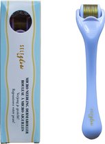 Self Glow Dermaroller 0.5 Titanium - Derma Roller - Gezichtsroller - Baardgroei - Micro Needling Roller - Goud