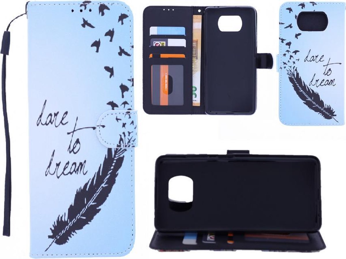 Bookcase Geschikt voor: Nokia 5.4 hoesje met print - Love To Dream