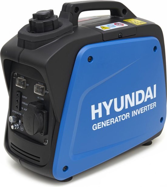 HYUNDAI inverter generator - 0.8 kW - 4-takt benzinemotor - compact en draagbaar - slechts 58 dB