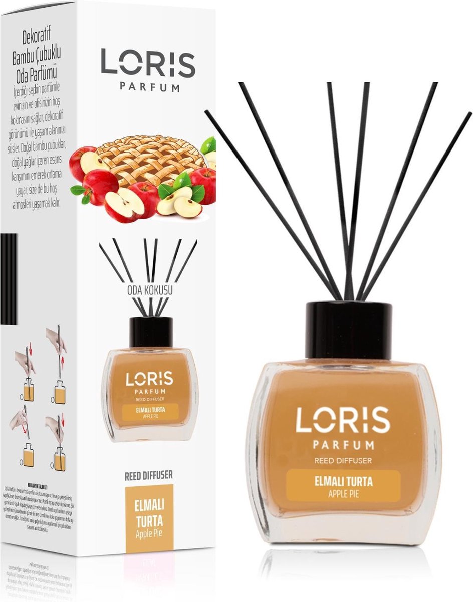 Loris Parfum - Apple Pie - Huisgeuren - Geurstokjes