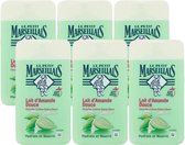 Le petit Marseillais Douchecrème Amandelmelk 6 x 250ml - Voordeelverpakking