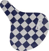 Hooodie Zadeldekje Zadelhoes Fiets Blue Checker Blauw Blokken