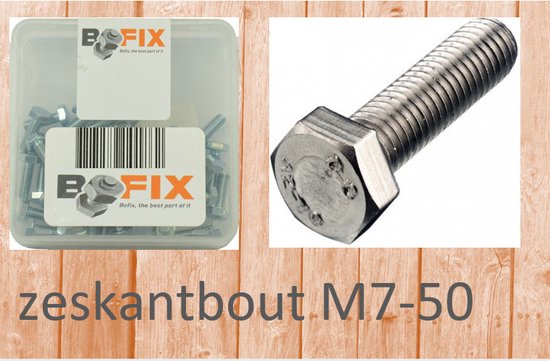 Zeskantbout Bofix M7x50 (12 stuks) - Bofix