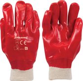 Silverline Rode PVC Handschoenen - Large - Maat 10