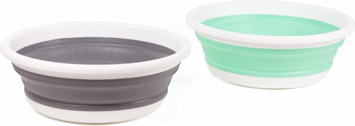 Goedkoopste Benson Opvouwbare afwasteil - 9 liter - Ø 38 cm - Kleurenmix - Ruimtebesparend