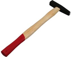 Benson Bankhamer - 100 gram - houten steel - zwart gelakte kop - 25,5 cm