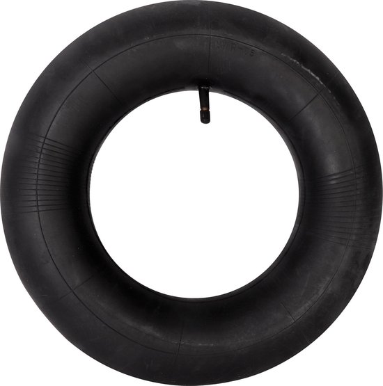 Relaxdays kruiwagenband met binnenband, 4.00-8, reserveband met profiel, luchtband met ventiel, tot 150 kg, zwart