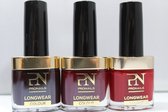 Pronails longwear trio 77 red canape, 66 must have red & 109 new icon