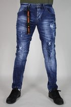 Heren Slim fit jeans The Blue Ripped