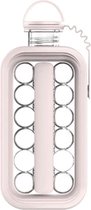 Ice Ball Maker - Ijsblokjes - Ijsblokjesvorm - Silicone - Cocktail - 18 Ronde Ijsblokjes - Roze