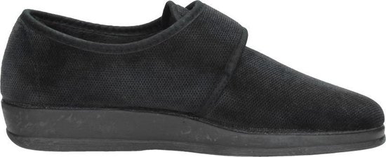 Foto: Comfort plus heren pantoffels pantoffels dicht zwart maat 42