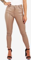 Redial  leather pants beige