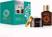 Moederdag cadeautje voor haar set Yofing - Olive Oil Moisturizing Kit (olijfolie moisturizing crème & clear skin wash)