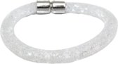 Bijoux by Ive - Kristal armband - Wit - 20cm