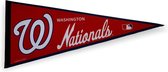 USArticlesEU - Washington Nationals - MLB - Vaantje - Baseball - Honkbal -  Sportvaantje - Pennant - Wimpel - Vlag - Rood/Wit - 31 x 72 cm