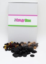 Snoep drop mix pakket & Snoepgoed doos - The Candy Box - Wheelie - 0,5 Kg Auto drop uitdeel en verjaardag cadeau doos voor vrouwen, mannen en kinderen met: Fruit duo, Gesuikerde dr