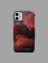 Arisoro iPhone 11 hoesje - Backcover - Orange Smoke