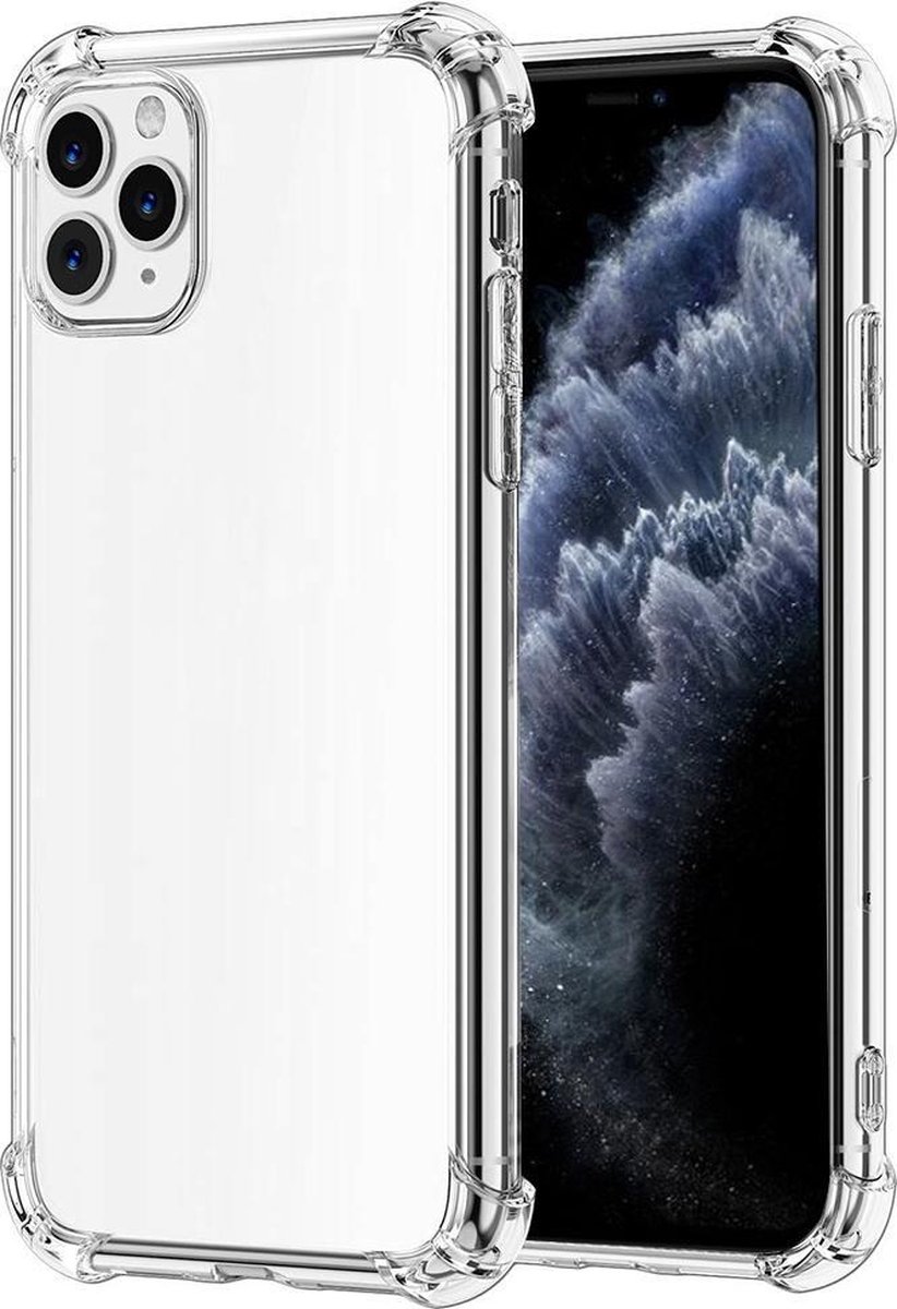 Hoesje Geschikt voor iPhone 13 Mini - iPhone 13 Mini Hoes Transparant Shock Proof Case