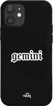 iPhone 12 Case - Gemini Black - iPhone Zodiac Case