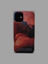 Arisoro iPhone 12 Mini hoesje - Backcover - Orange Smoke