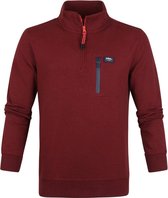 NZA Nigel Pullover Half Zip Bordeaux - maat XXL