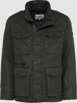 Fieldjacket In A Used Cotton-Look Green Regular Fit