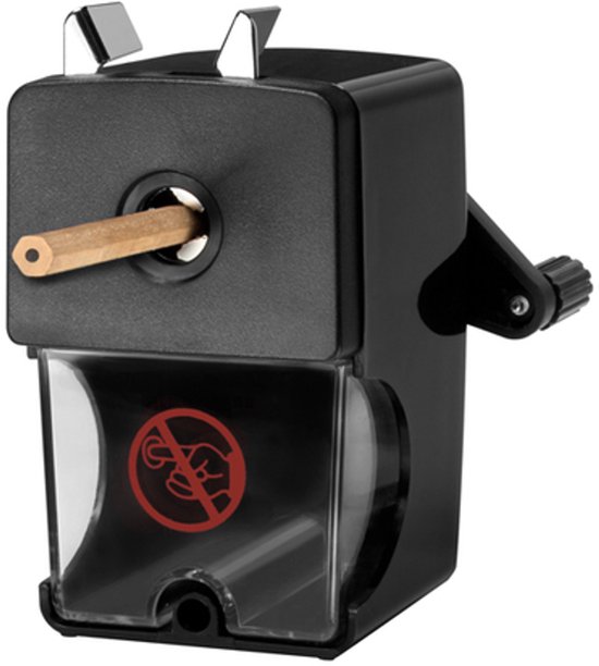 Westcott puntenslijper - tafelmodel - inclusief tafelklem - 7 - 12 mm - zwart - AC-E14216