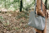 Naami: Mombag zwart-wit | Ruime tas met twee binnenvakjes / luiertas/ grote tas/ strandtas /werktas/mom bag/totebag/ tote bag