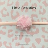Little Beauties - zacht haarbandje - rose - baby - peuter - newborn - babygift - kraamkado