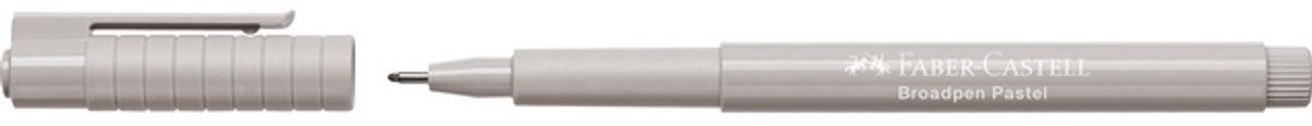 Faber-Castell fineliner - Broadpen Pastel - 0.8mm - grijs - FC-155488