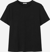 MOOI! Company - Los vallend basis T-shirt - Dames Top - NICKY - Kleur Zwart - S