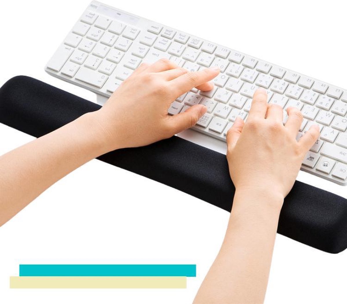Lynnz® Ergonomische polssteun toetsenbord | anti rsi - gel - pols steun - polsbeschermers - wrist rest - computer - laptop - ergonomisch