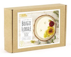 Graine Creative creatieve kaarsen maken set bloemen sojawas DIY.