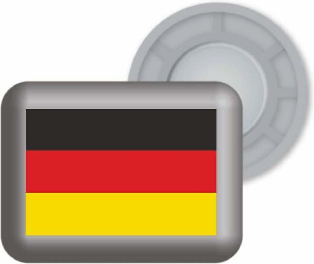Bibbits hardloopmagneten | German Flag Silver