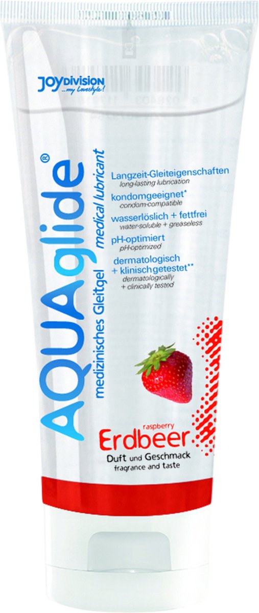 Aquaglide Strawberry - 100 ml - Glijmiddel