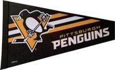 USArticlesEU - Pittsburgh Penguins - NY - NHL - Vaantje - Ijshockey - Hockey - Ice Hockey -  Sportvaantje - Pennant - Wimpel - Vlag - Zwart/Geel/Wit - 31 x 72 cm
