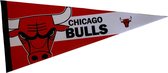 USArticlesEU - Chicago Bulls - NBA - Vaantje - Basketball - Sportvaantje - Pennant - Wimpel - Vlag - Michael Jordan - Wit/Rood - 31 x 72 cm