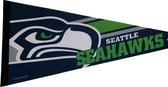 USArticlesEU - Seattle Seahawks - Logo - NFL - Vaantje - American Football - Sportvaantje - Pennant - Wimpel - Vlag - Groen/Blauw/Wit/Grijs - 31 x 72 cm