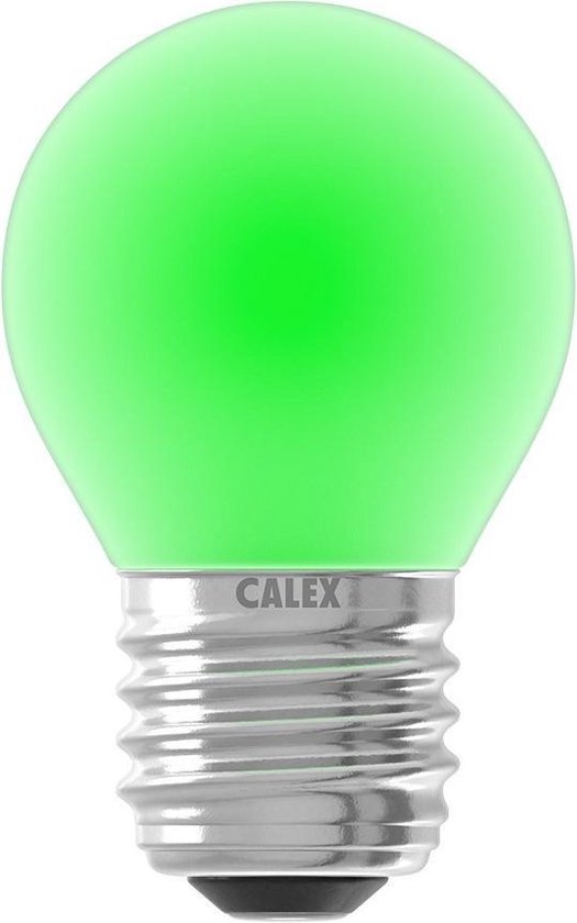 Gekleurde LED kogellamp - Groen - E27 - 1W - 240V | bol.com