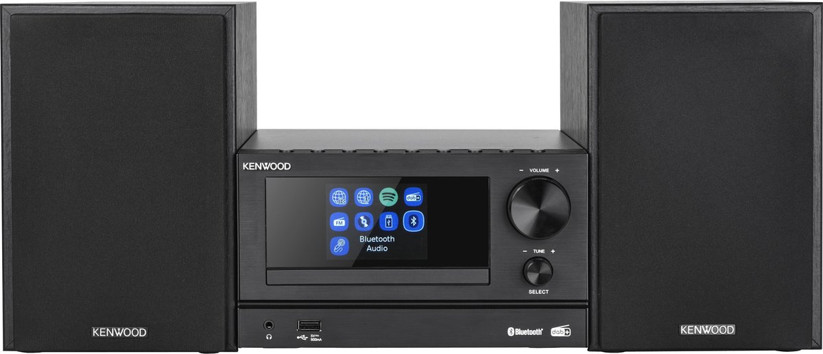 Kenwood M-7000S - Smart Wifi Micro Systeem  - Zwart