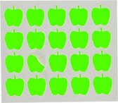 Pincello Etiketten Appel 22 X 49 Mm Papier Groen 100 Stuks