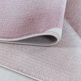 Roos Tapijt Laagpolig Vloerkleed - 200x290cm- Modern - Woonkamer - Salon - Slaapkamer - Eetkamer