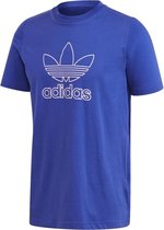 adidas Originals Trefoil Tee Out T-shirt Mannen Blauwe Xs