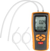 Staxxis® Digitale Manometer - Micromanometer - ± 10 Kpa - Luchtdruk Meter - Graadmeter - Voor Gaskleppen - 11 Drukeenheden
