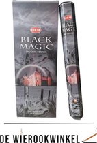 De Wierookwinkel – Doos - Wierook - Black Magic - Zwarte Magie - Black Magic Wierook - Wierookstokjes Black Magic - (HEM) - Wierooksticks - Incense sticks - 6 Kokers - 120 Stokjes