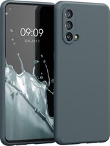 kwmobile telefoonhoesje voor OnePlus Nord CE 5G - Hoesje met siliconen coating - Smartphone case in leisteen